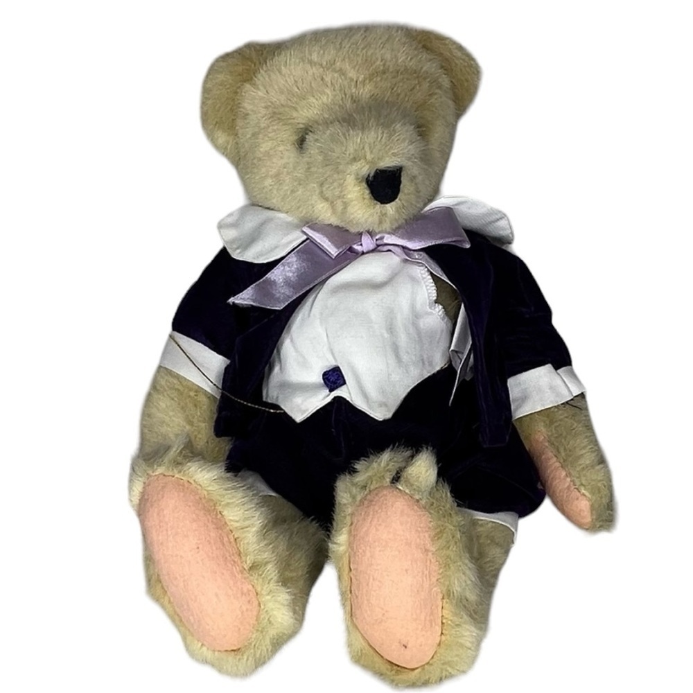 Vintage 1990 Fuzzy Vanderbear Musical Soiree Bear‎ nwt
